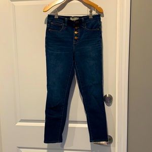 Madewell high rise skinny jeans
